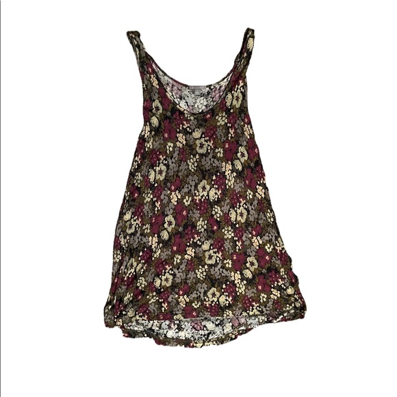 Flower pattern sheer tank top - Size S - Picture 1 of 5